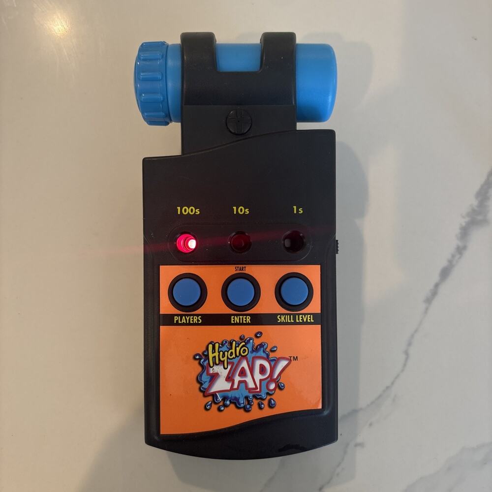 Vintage Hydro Zap 1998 Pressman Electronic Rare Game- Works But No Water Squirt